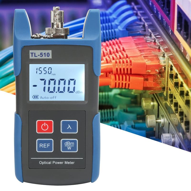 Optical Tester, TL510 Portable Optical Power Meter, High Precision Optical Power Detector Meter - 70~+10DBm