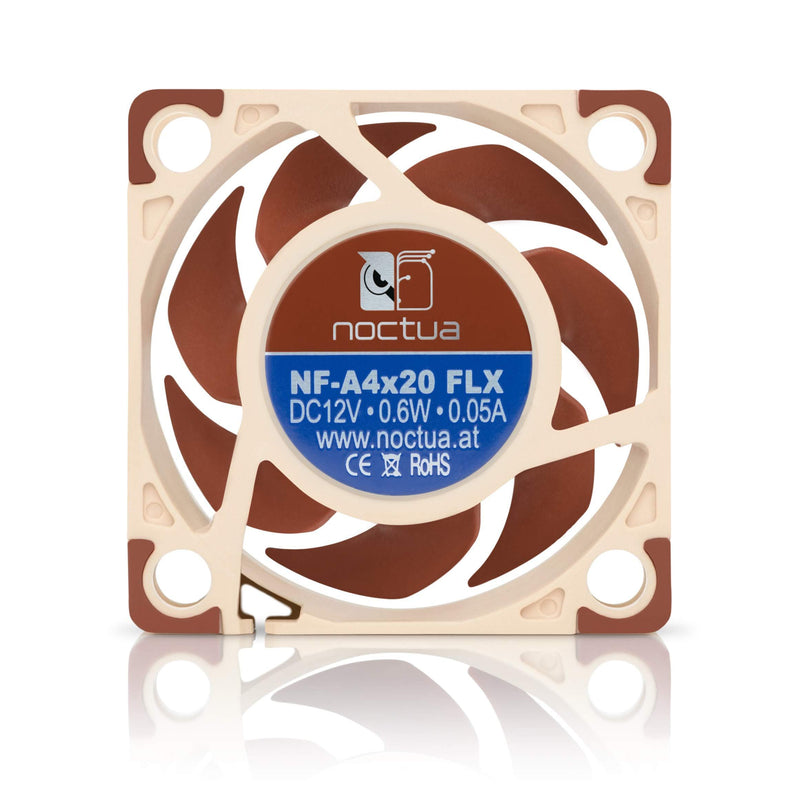 Noctua NF-A4x20 FLX, Premium Quiet Fan, 3-Pin (40x20mm, Brown)