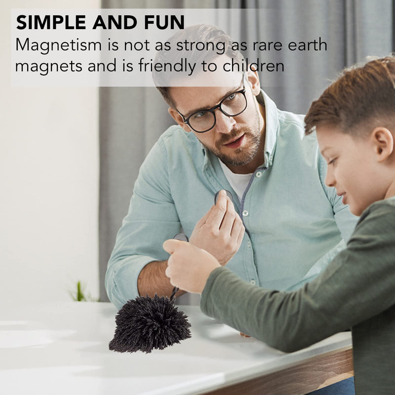 TRYMAG Ceramic Magnets for Crafts, Small 18mm (.709 inch) Round Disc Crafts Magnets with Adhesive Backing, Flat Circle Ferrite Industrial Magnets for Crafts, DIY, Science, Hobbies, Project - 20 PCS 20Pcs
