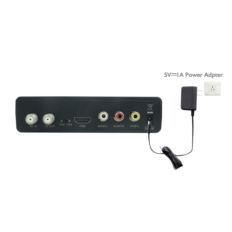 Mediasonic ATSC Digital Converter Box with TV Tuner Function (HW130RN)