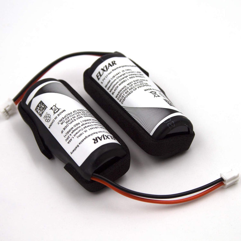 (2-Pack) 3.7V 1380mAh Extended LIS1441, LIP1450 Battery Replacement for Sony PS3 Playstation 3 Move Motion Controller CECH-ZCM1E, CECH-ZCM1U