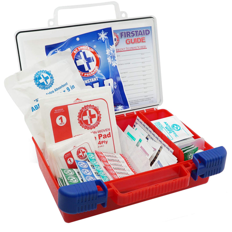 Be Smart Get Prepared First Aid Kit - 180 Piece, (package may vary) 180 Piece Set