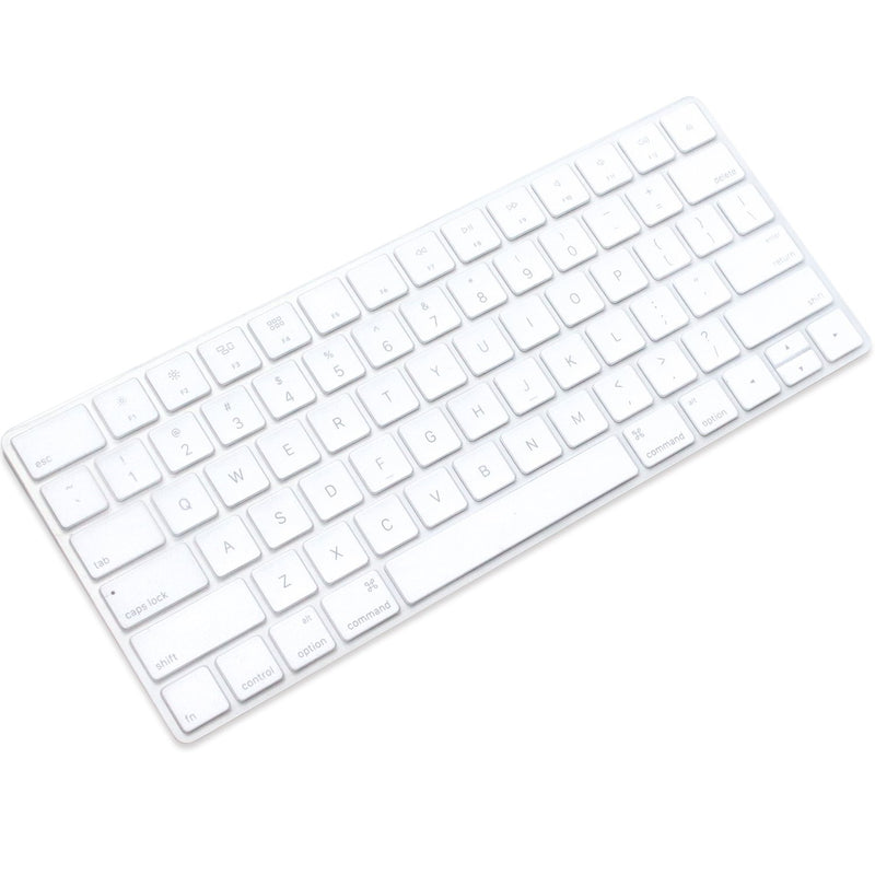 ProElife Ultra Thin Silicone Keyboard Protector Cover Skin for Apple iMac Magic Keyboard & Magic Keyboard 2 (WITHOUT Numeric Keypad, U.S Version, Model: MLA22L/A--A1644) (Transparent) for Magic Keyboard (MLA22LL/A) AClear