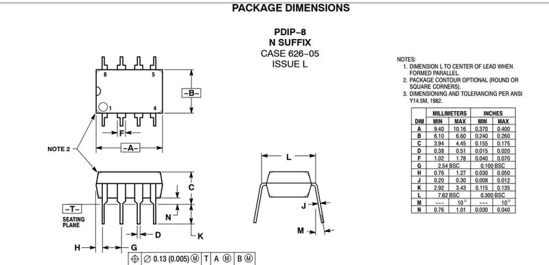 Bridgold 10pcs UC3842B UC3842 High Performance PWM Current Mode Controller 1 A, 8-Pin PDIP