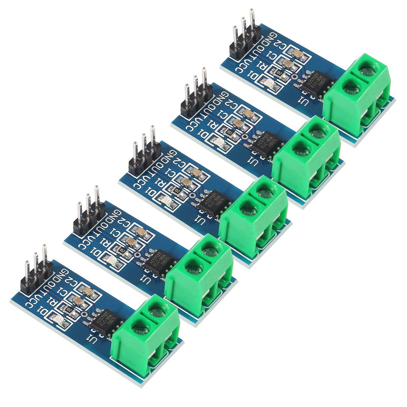 UMLIFE 5pcs ACS712 30A Range Current Sensor Module Detector ACS712ELC 5A 20A 30A Amps Amperage (5A)