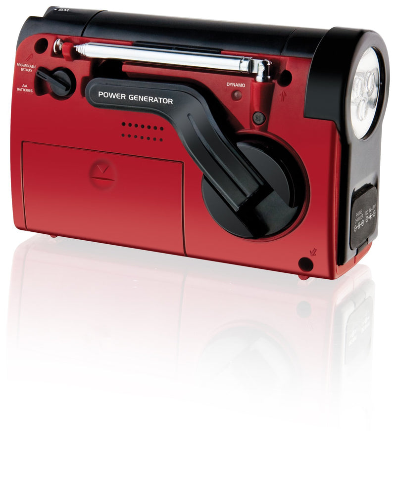 Weatherx WeatherX WR182R Instant NOAA Weatherband Radio (Black) Red/Black