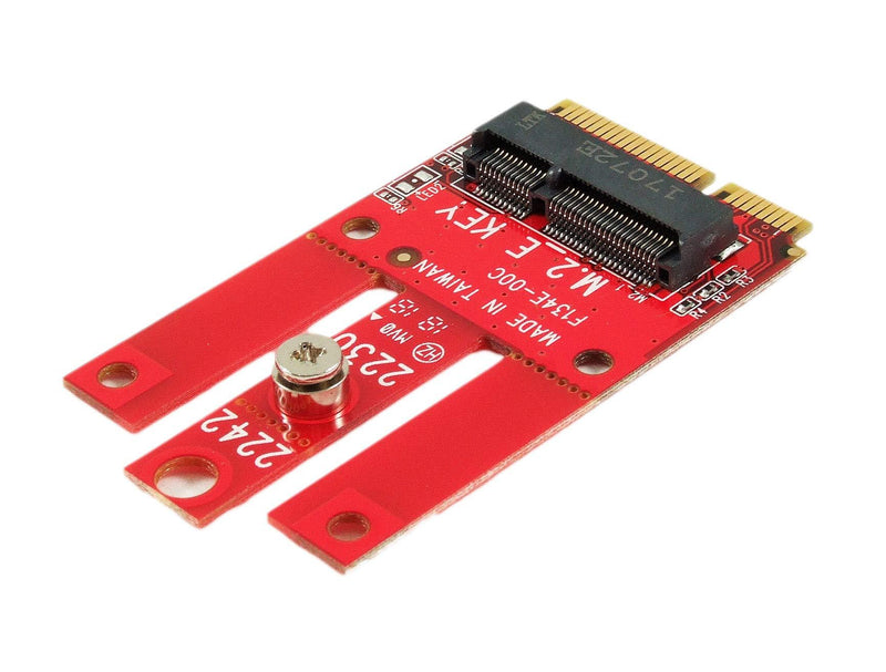 Ableconn MPEX-M2WL Mini PCIe Adapter with M.2 Key E Slot - Support PCIe and USB Based M.2 E Key and A-E Key Module for Mini PCI Express - Work for WiFi & Bluetooth M2 Module E Key M.2 Slot