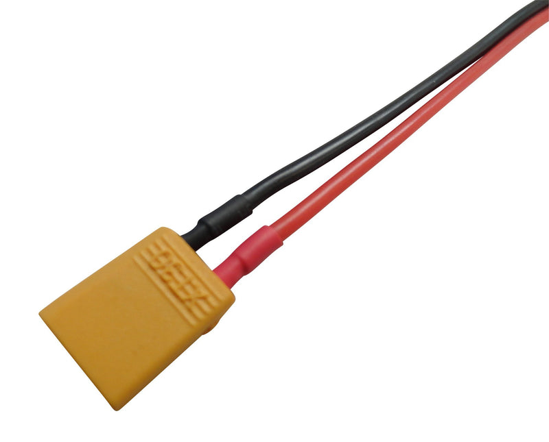 Apex RC Products XT30 Connector Plug -> 4mm Banana Plugs Battery Charge Lead Adapter Cable - 2 Pack 1414