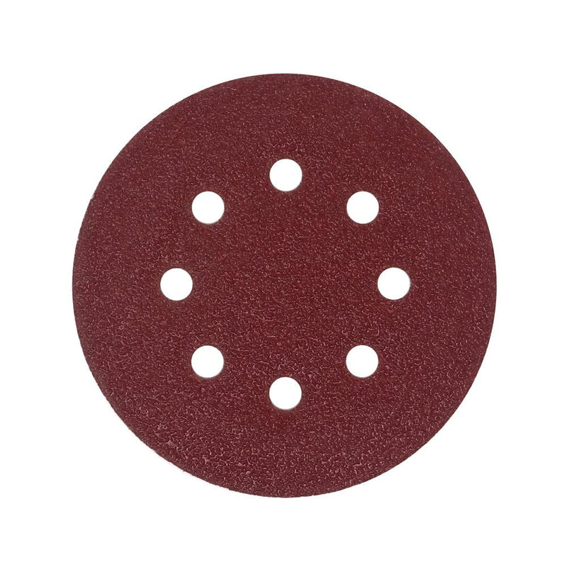 50 pieces | SBS® grinding wheels | ø 125 mm | 8 hole | Grain 80 | for eccentric sander grit 80