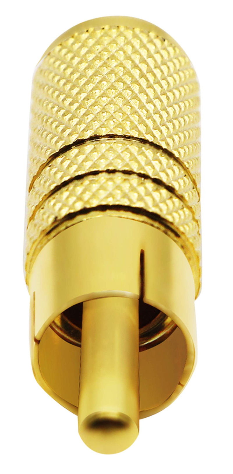 zdyCGTime Gold Plated RCA to 3.5MM Audio Adapter Metal Jack 3.5mm (1/8 Inch) Female to RCA Male Audio Plug Adaptor Connector for 3.5MM Headphone Adapter Cableï¼ˆGold /2 Pack F/Mï¼‰ 2 Pack F/M