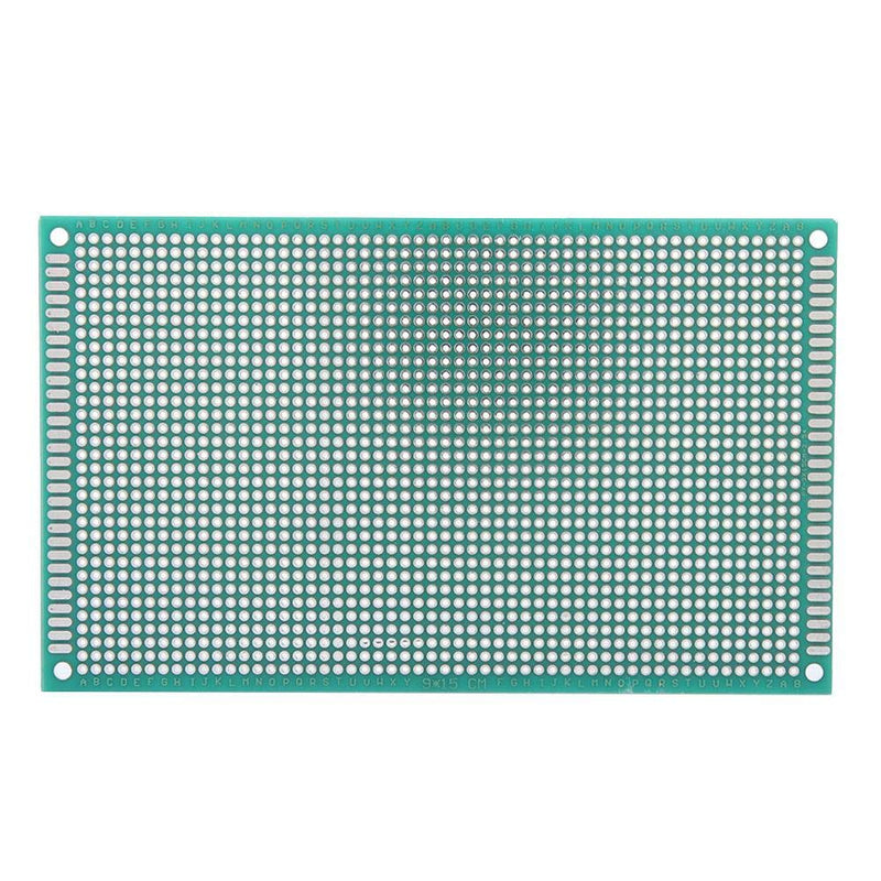 YWBL-WH 10pcs perforated breadboard breadboard 9 × 15 cm circuit board double-sided universal circuit board kit PCB breadboard 9 × 15 cm