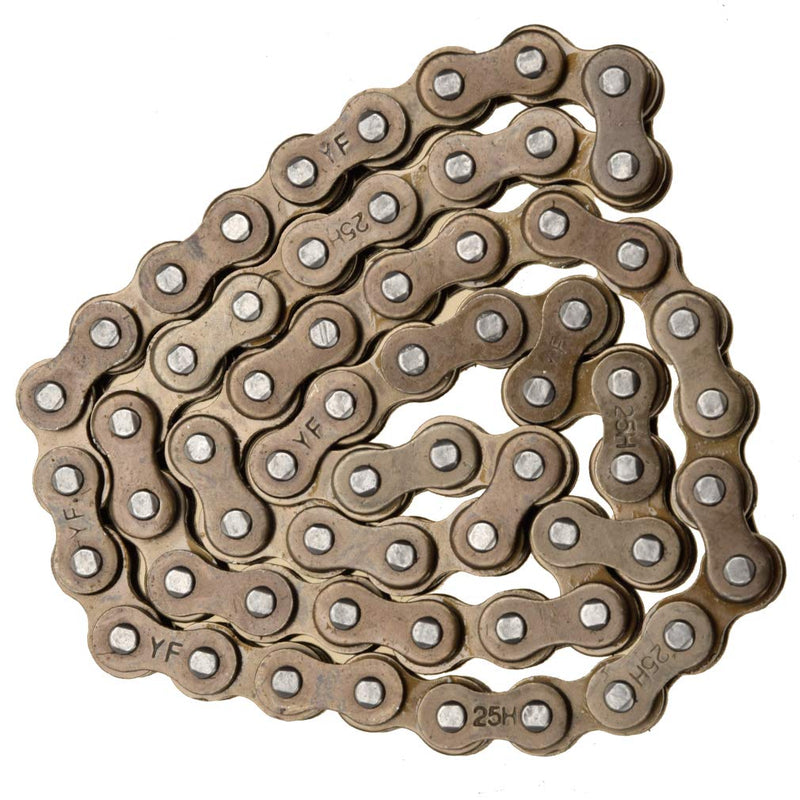 HIAORS 25H 62 Links Starter Chain with Master link for 50cc 70cc 90cc 110cc Coolster 125cc Electric Start Taotao SunL Peace JCL Baja Kazuma Falcon ATV Go Kart Go-karts Quad