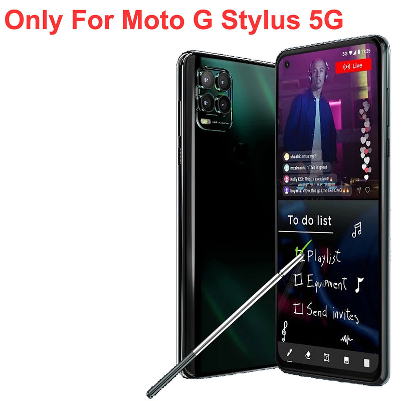 (2021) for Moto G Stylus 5G Pen Stylus Touch Screen Stylus Pen Replacement Parts for Motorola Moto G Stylus 5G XT2131 + Sim Eject Needle