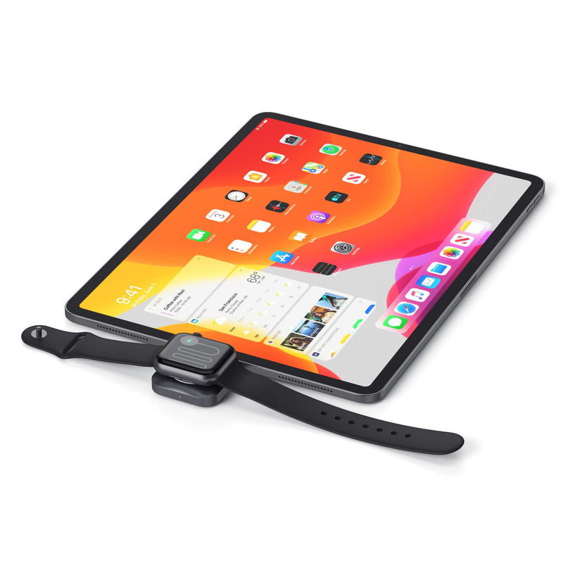 Satechi USB-C Magnetic Charging Dock [MFi-Certified] Portable Watch Charger - Compatible with Apple Watch Series 6/SE/5/4/3/2/1 (Cable Not Included)