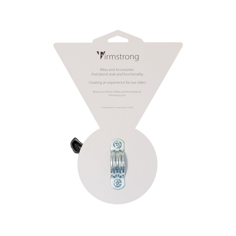 Firmstrong Classic Beach Cruiser Bicycle Bell White