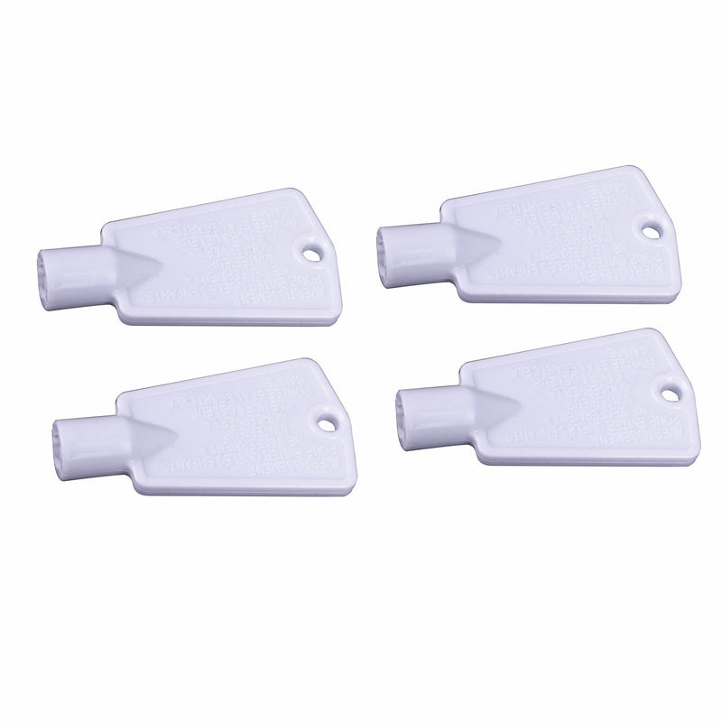 297147700 (4-Pack) Freezer Door Keys Compatible With Kenmore Electrolux Freezers - Replaces Replaces AP4301346, 216702900