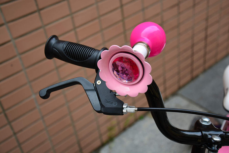 CHILDHOOD Kids Bike Horn Children Bicycle Bell for Girls or Boys (Pink)