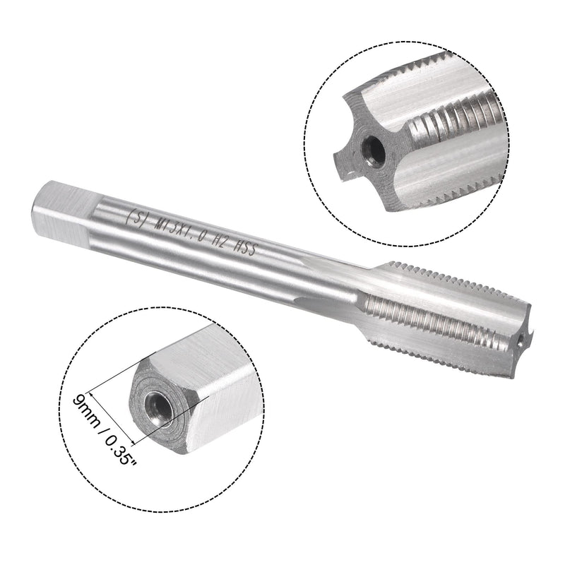 sourcing map tap M13 x 1mm tap with alloy tool