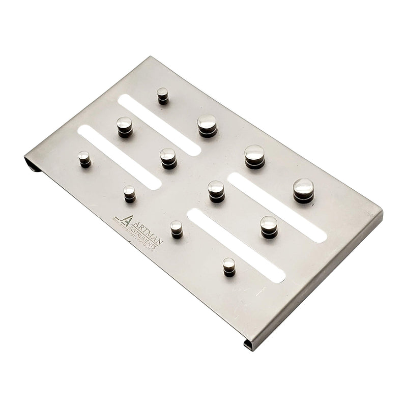 Rubber Dam Clamps Organizer For 12 Clamps Autoclavable Clamp mounting stand rack ARTMAN Brand