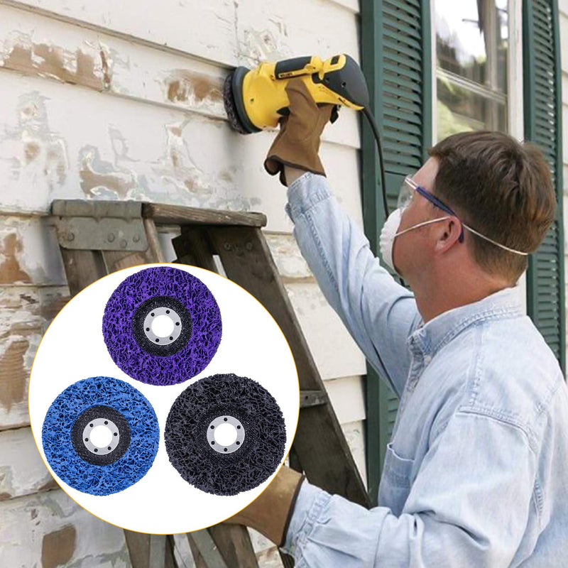 6 Packs 4-1/2" x 7/8" Strip Discs Stripping Wheel Fit Angle Grinder Clean and Remove Paint Coating Rust Welds Oxidation 6 4.5 Inch