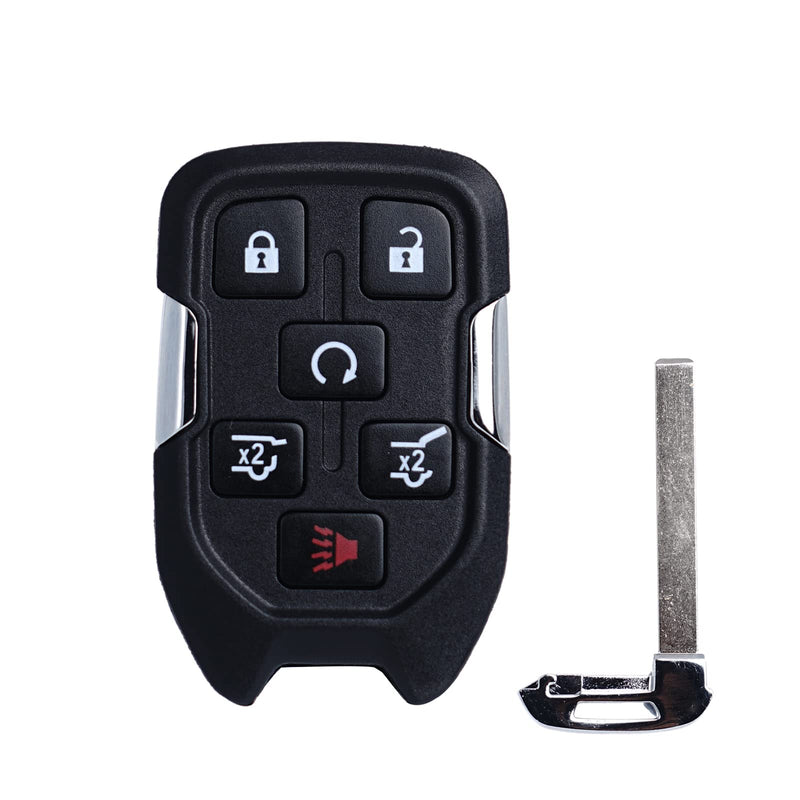 Key Fob Replacement Fits for Chevy Suburban Tahoe GMC Yukon/Yukon XL Denali 2015 2016 2017 2018 2019 2020 Push Start Button Smart Proximity Keyless Entry Remote Start â€Ž13580804 Self-Programmable