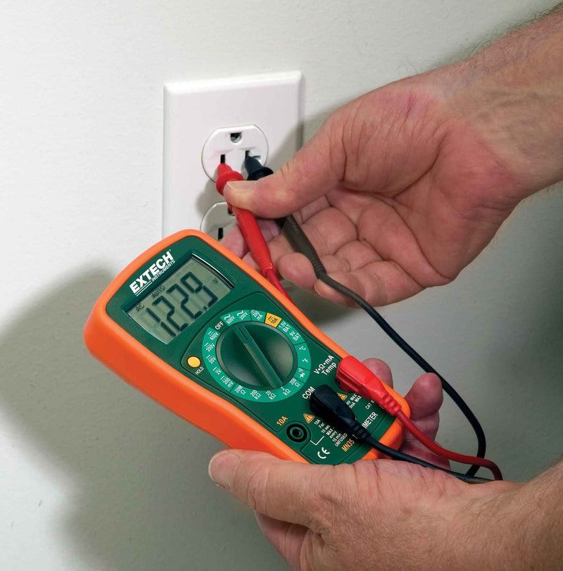 Extech - 645618 MN35 Digital Mini MultiMeter MN35 Manual Ranging Multimeter