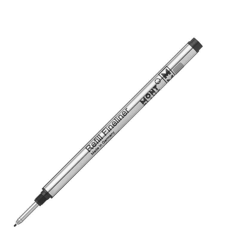 Montblanc Fineliner Refills (M) Mystery Black 110149 – Pen Refills for Fineliner and Rollerball Pens by Montblanc – 2 x Fiber Tip Pen Refill M