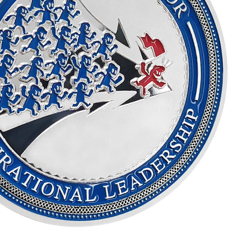 5Pcs Leadership Coins Set Appreciation Award Gift for Employee-Inspirational Coin Bulk Gifts for Coworker Staff Student