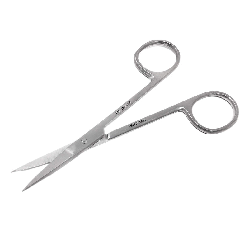 Cynamed Iris Micro Dissecting Precision Lab Scissors, Fine Point Straight - Perfect for Doctors, Nurses, EMS, Students, Education & Training and More (Pack of 3)