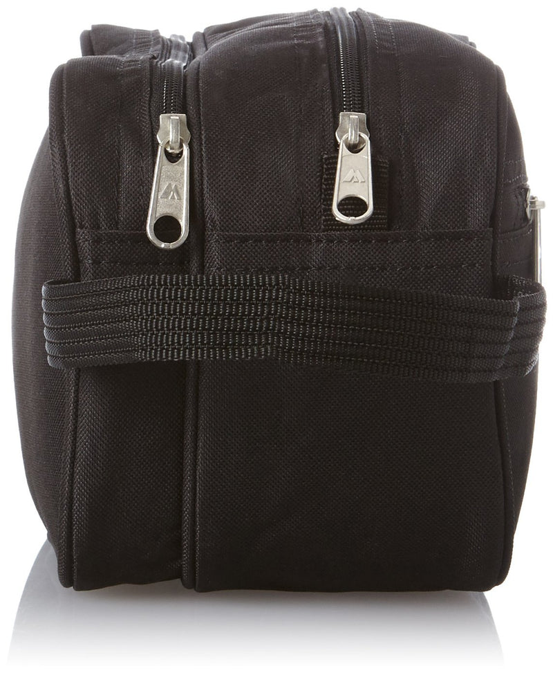 Everest 578W Dual Compartment Toiletry Bag, Black, One Size
