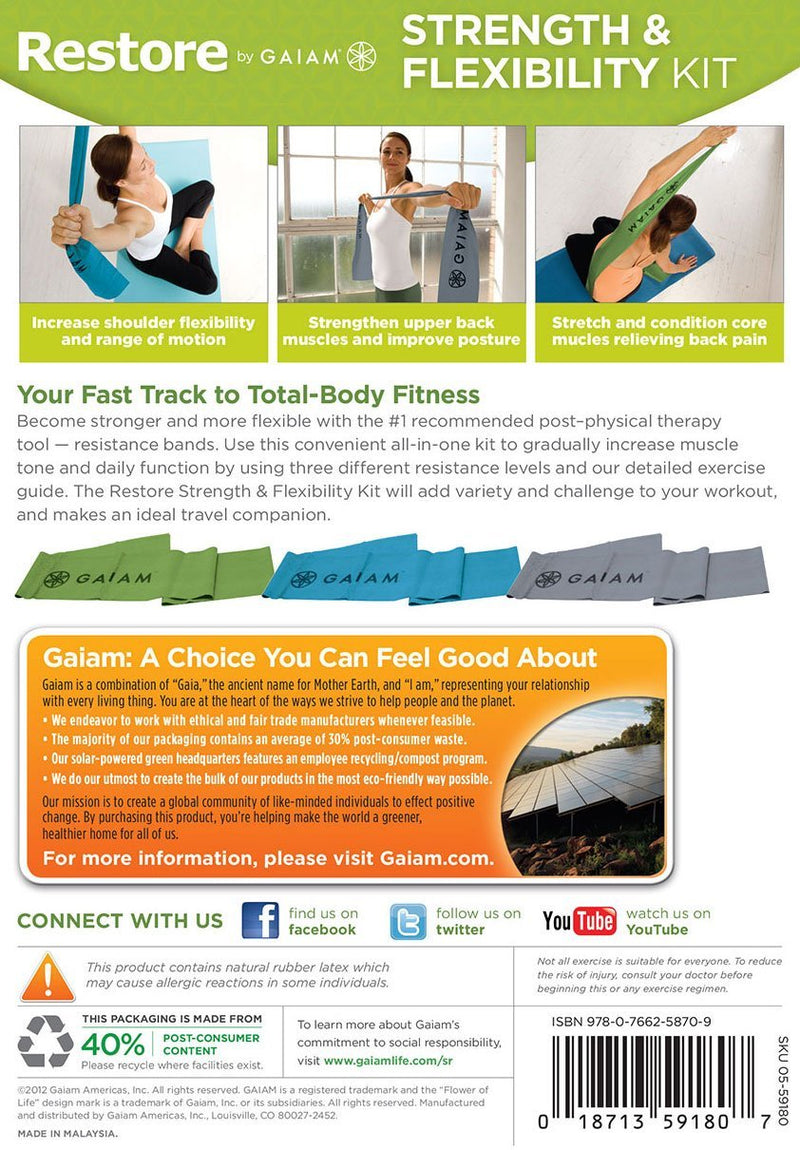 Gaiam Restore Strength and Flexibility Kit