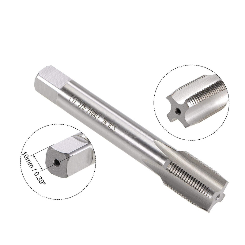 sourcing map 5/8"-24 UNEF tap set, HSS machine tap with round tap, right hand