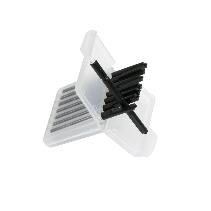 Hearing aid Wax Guard Filter for phonak, widex and Resound Wax Traps Hear Clear Cleaning kit Accessory (40 Filters) (Black)