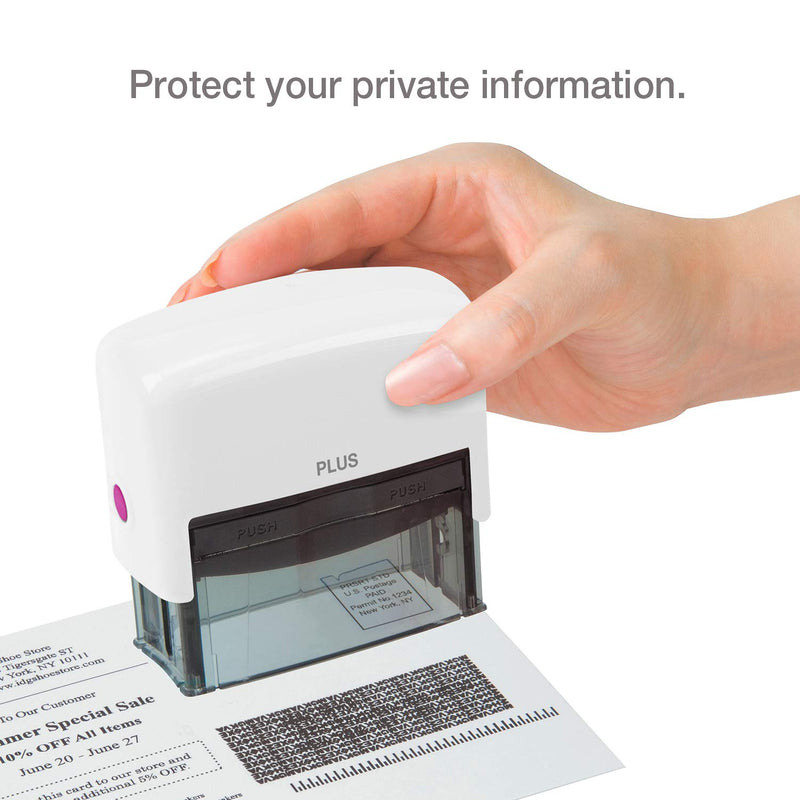 Guard Your ID Large Stamp Identity Theft Prevention Security Stamp White (37260)