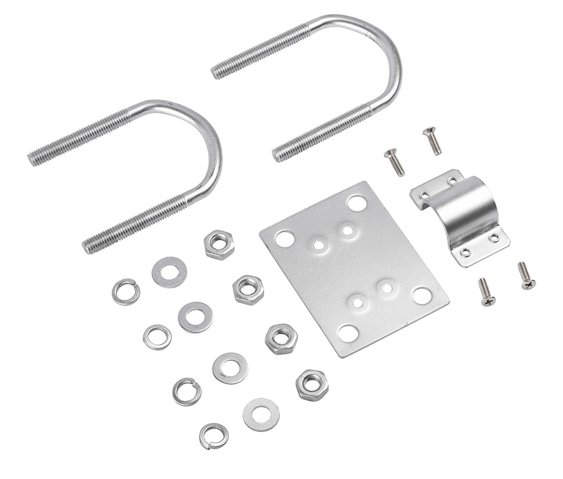 Helium Antenna Mast Mount for Pole Mounting Fixed U-Bolt Clamp Hardware Bracket Outdoor Roof Lora Hotspot Mining RAK Bobcat Nebra Sensecap Synchrobit MNTD (Antenna Plate Pole Mount) Antenna Plate Pole Mount