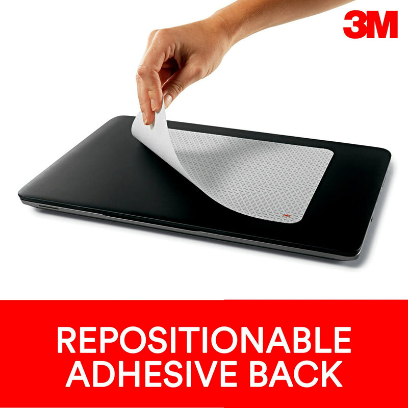 3M Precise Mouse Pad with Repositionable Adhesive Back, Enhances the Precision of Optical Mice at Fast Speeds, 8.5" x 7", Frostbyte (MP200PS2)