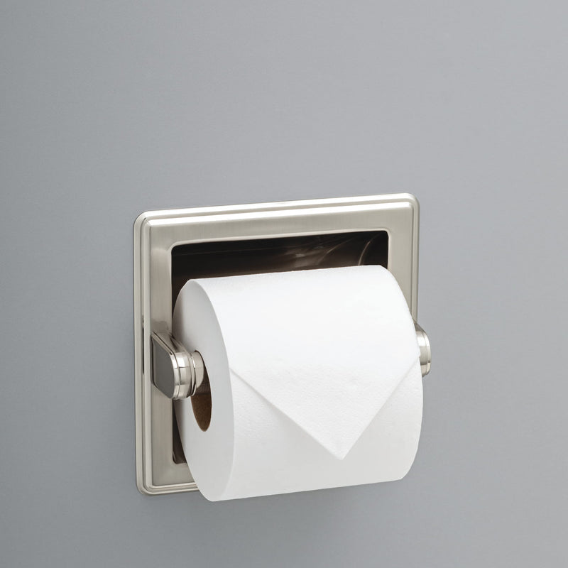 Franklin Brass 9097SN Recessed Paper Holder, Satin Nickel