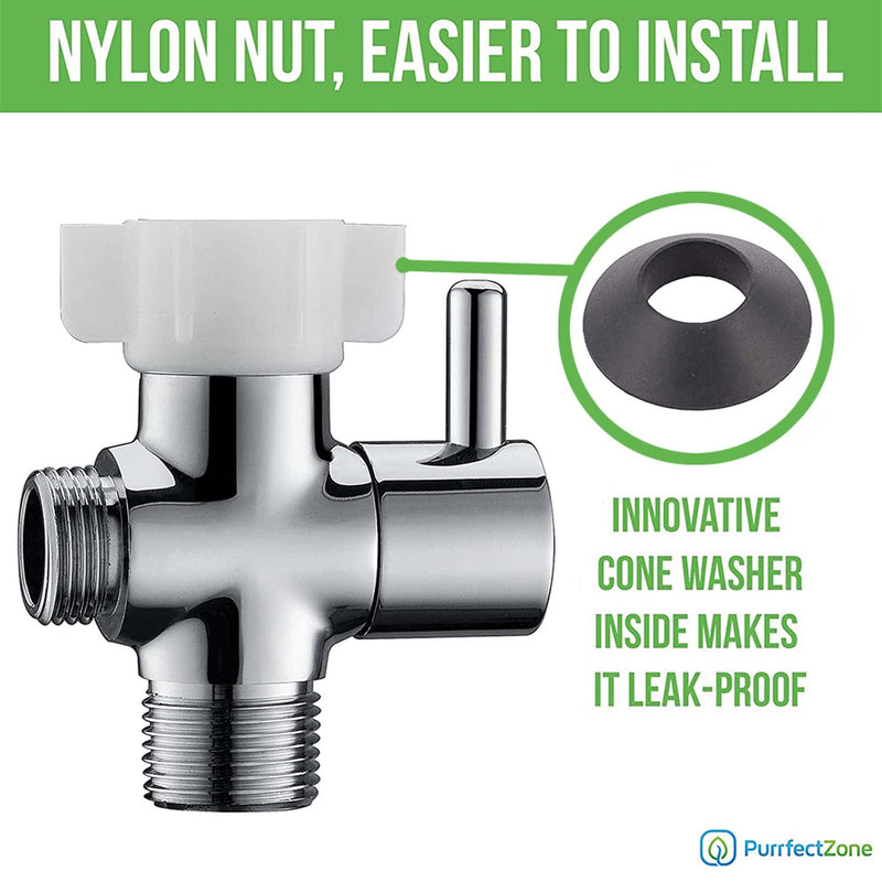 Purrfectzone Bidet Sprayer for Toilet, Handheld Sprayer Kit, Hand Held Bidet, Cloth Diaper Sprayer Set - Easy to Install 1