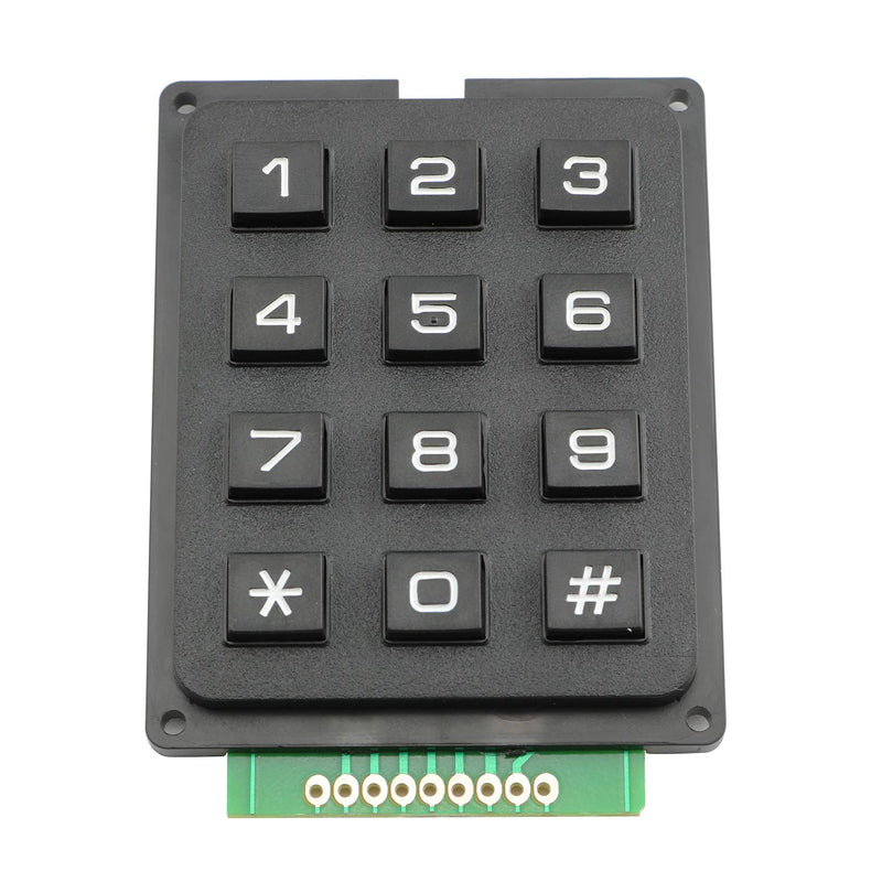 Tegg 1PC 3x4 Keypad MCU Board Matrix Array Switch Tactile Keypad 12 Button Phone-Style Matrix Keypad for Arduino Raspberry Pi