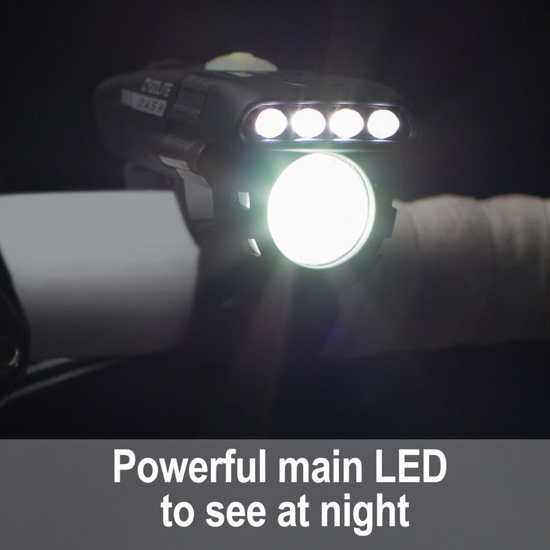 Cygolite Dash Pro– 600 Lumen Bike Light– 5 Night & 3 Daytime Modes– Compact & Durable– IP64 Water Resistant– Sturdy Flexible Mount– USB Rechargeable Headlight– for Aero Road & Commuter Bicycles 600 Lumens