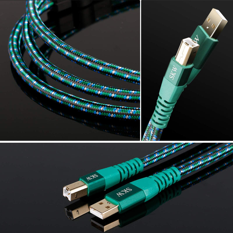 SKW Entry Level HC Series USB Printer Cable USB A to USB B Cable 3ft/1M