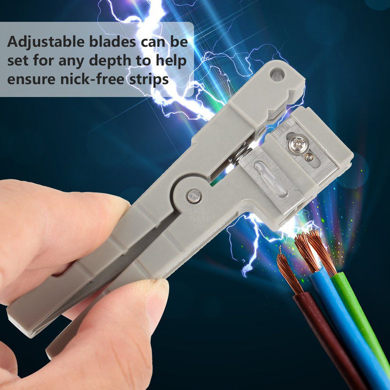 Fiber Optic Jacket Stripper Coaxial Cable Stripping Cutter Tool Cable Cutter Crimper 45-162