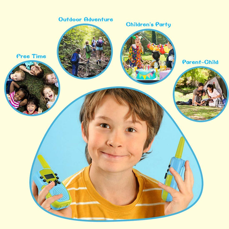 Selieve Toys for 3-12 Year Old Boys Girls, Walkie Talkies for Kids 22 Channels 2 Way Radio Toy with Backlit LCD Flashlight, 3 Miles Range for Outside, Camping, Hiking Blue