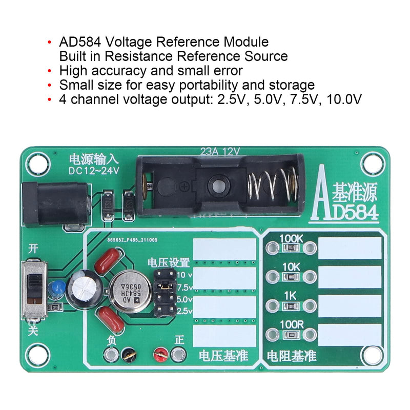 AD584 4-channel voltage resistance calibration module resistance reference module reference module high precision multimeter calibration module