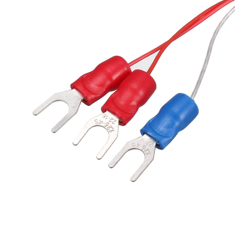 uxcell PT100 RTD Temperature Sensor Probe 3 Wires Cable Thermocouple Stainless Steel 50cm(1.64ft) (Temperature Rang: -20~420°C)