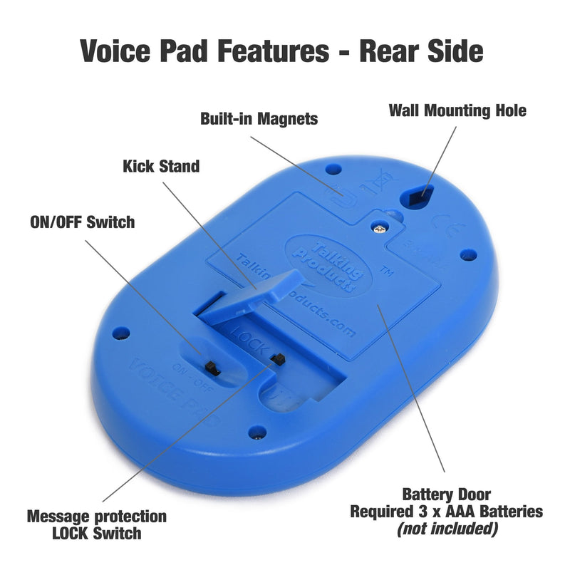 Talking Products, Voice Pad - Voice Recordable Magnetic Photo Frame, 40 Seconds Recording Time