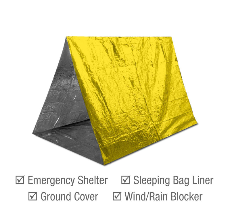 Emergency Mylar Thermal Blankets (BULK 30-Pack) - Designed for NASA, Outdoors, Hiking, Survival, Marathons or First Aid (Silver/Gold)
