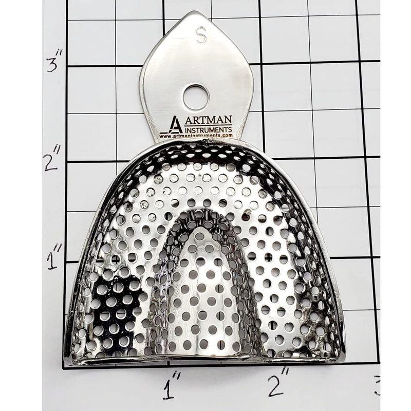 Dental Impression Trays 8 Small Medium Large and Extra Large Pairs Stainless Steel Denture Orthodontics by Wise Linkers USA