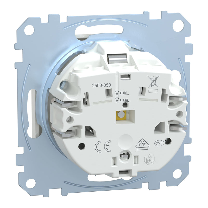 Schneider Electric Merten MEG2301-0319 insert protective contact socket system M, 1 Smart, M-Plan, M-Creativ polar white glossy 1 socket