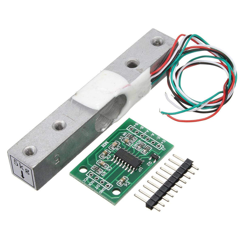 DollaTek 10kg Small Scale Load Cell Weighing Pressure Sensor with A/D HX711AD Adapter